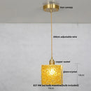 Helnys Crystal Glass LED Pendant Lamp - Adjustable Nordic Modern Luxury Hanging Lights