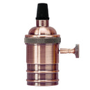 Helnys Retro E27 Socket Lamp Base Holder Vintage Edison CE UL