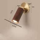 Helnys Nordic LED Wall Light - Modern Wood Indoor Lamp for Home Decor