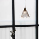 Helnys Nordic Glass Pendant Light for Dining Room, Illuminate Indoor Hanging Lamp