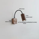 Helnys Pull Chain Switch LED Wall Lamp Sconce for Bedroom and Bathroom