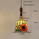 Helnys Tiffany Glass Pendant Light for Home Decor and Hotel Hallways