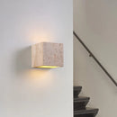 Helnys Outdoor Stone Wall Light for Courtyard, Hallway, Stairs, Bathroom