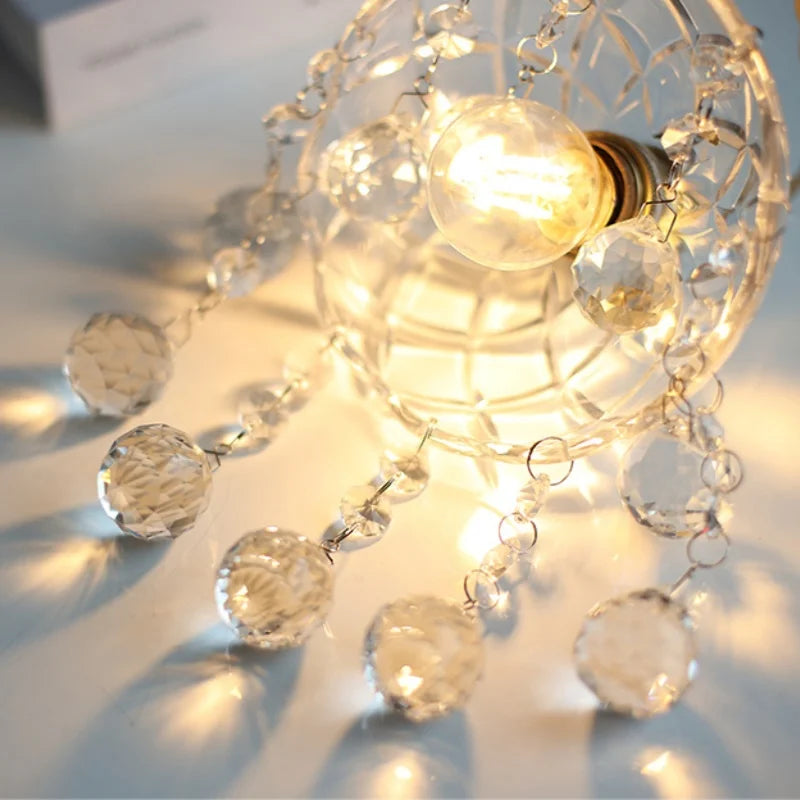 Helnys Modern Nordic Glass Pendant Lights Adjustable Home Decor Hanging Lamp