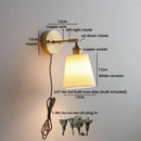 Helnys Ceramic LED Wall Light for Indoor Decor, Stair Lighting, Living Room, Balcony