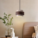 Helnys Yellow Travertine LED Pendant Lights Modern Nordic Hanging Lamp