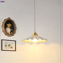 Helnys Ceramic LED Pendant Light - Japanese Style Vintage Copper Hanging Lamp