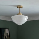 Helnys Glass LED Pendant Lights with Copper Socket - Nordic Modern Hanging Lamp