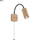 Helnys LED Wooden Wall Lamp Indoor Art Stair Light Bathroom Mirror Light