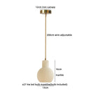 Helnys Nordic Ceramic Sphere Pendant Light for Modern Bedroom Decor