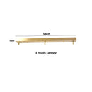 Helnys Crystal Brass LED Pendant Lamp - Nordic Modern Style