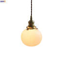 Helnys Glass Ball LED Pendant Chandelier – Nordic Modern Hanging Light for Bedroom, Living & Dining Room