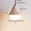 Helnys White Glass LED Pendant Lamp for Bedroom & Living Room