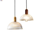 Helnys Glass Pendant Light Fixture Nordic Modern Chandelier Hang Lamp