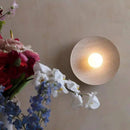 Helnys LED Round Wall Lamp Sconce Japanese Style Indoor Decor Light