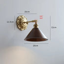 Helnys Nordic Glass LED Copper Wall Lamp for Home Indoor Modern Lighting
