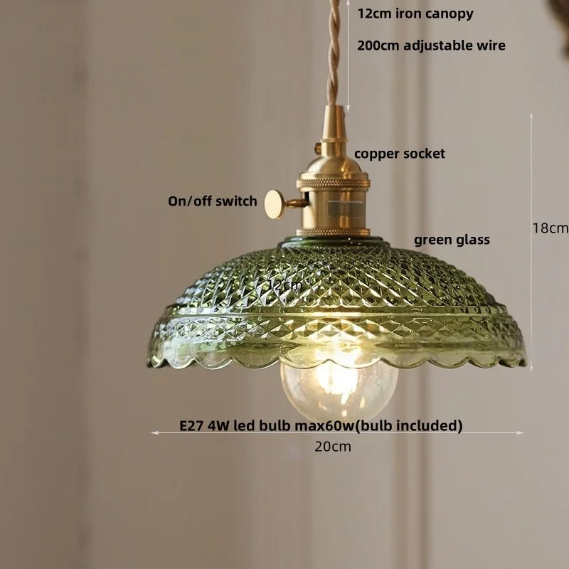 Nordic Modern Helnys LED Pendant Light Fixture with Adjustable Wire & Knob Switch