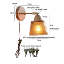 Helnys White Pumpkin LED Wall Sconce Light for Children's Bedroom & Decoration