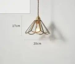 Helnys Blue Glass Pendant Lights for Bedroom Dinning Living Room