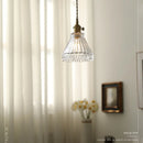 Helnys Clear Glass LED Pendant Light - Nordic Modern Kitchen Hallway Interior Decor