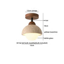 Helnys Yellow Travertine LED Ceiling Light for Home Decor, Indoor Kitchen Lamp