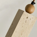 Helnys Natural Yellow Cave Stone LED Pendant Lights for Home Decor