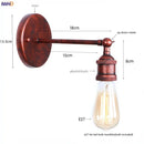 Helnys Loft LED Wall Lights Bedroom Induatrial Vintage Wandlamp