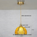 Helnys Luxury Crystal Glass Pendant Light Fixture for Kitchen Dining Bar - Colorful LED Lighting