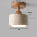 Helnys White Glass LED Ceiling Light Japan Style Ceiling Lamp