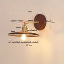 Helnys Modern LED Wall Sconce Glass Stair Light