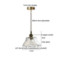 Helnys Crystal Glass LED Pendant Lights - Japan Style Hanging Lamp Fixtures