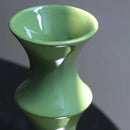 Helnys Retro Bamboo Ceramic Vase Home Decor Chinese Style Living Room Dried Flower