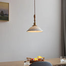 Helnys Adjustable LED Pendant Lights Ash Wood White Ceramic Nordic Hanging Lamp