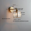 Helnys LED Glass Wall Light with Pull Chain Switch - Modern Nordic Style