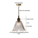 Helnys Crystal Glass LED Pendant Lights - Japan Style Hanging Lamp Fixtures