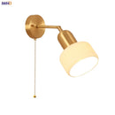 Helnys Rotatable Nordic LED Wall Light with Pull Chain Switch