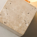 Helnys Yellow Stone Glass LED Square Wall Light for Modern Home Decor