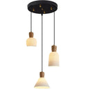 Helnys Ceramic LED Pendant Light for Home Indoor Decor - Modern Hanging Lamp
