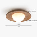 Helnys Black Travertine LED Ceiling Lights for Kitchen Entrance Hallway Home Decor