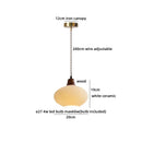 Helnys Nordic Ceramic Sphere Pendant Light for Modern Bedroom Decor