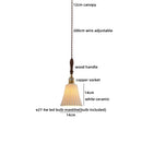 Helnys Copper Glass LED Pendant Lamp Industrial Vintage Hanging Lights