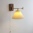 Helnys Right Totate LED Wall Lamp Beisde Pull Chain Switch Sconce Wandlamp