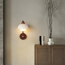 Helnys Dimmer Switch LED Wall Sconce Yellow Travertine Light Fixtures