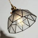 Helnys Amber Glass LED Pendant Chandelier