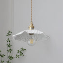 Helnys Walnut Wood LED Pendant Light with Ceramic Knob Switch