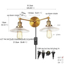 Helnys 2-Head LED Wall Sconce with Pull Chain Switch for Home, Coffee Bar, Bathrooms