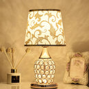 Helnys Crystal Table Lamp: Elegant & Modern Decorative Bedside Lighting