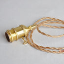 Helnys Glass LED Pendant Light: Modern Nordic Design, Knob Switch, Adjustable Hanging Lamp