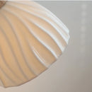 Helnys Ceramic LED Wall Light, Modern Nordic Rotate Wood Bedside Lamp