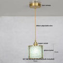 Helnys Luxury Crystal Glass Pendant Light Fixture for Kitchen Dining Bar - Colorful LED Lighting